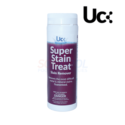 United Chemical Super Stain Treat for pools, 2.5 lb SOS Pool stain remover for metal and mineral stains.