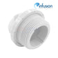 Infusion White Venturi Return Fitting VRFTHWH, 1.5" threaded, showcasing innovative venturi design, ideal for all pool types.