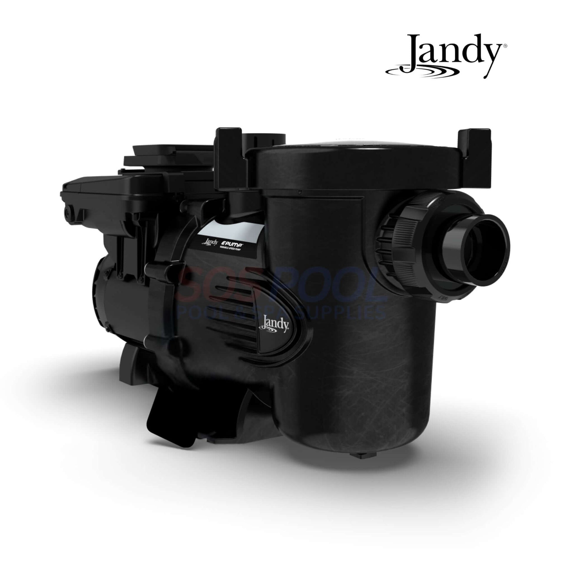 Jandy VSSHP270DV2AS ePump Variable Speed Pump, 2.7 HP, black design, for efficient pool use from SOS Pool supplies.