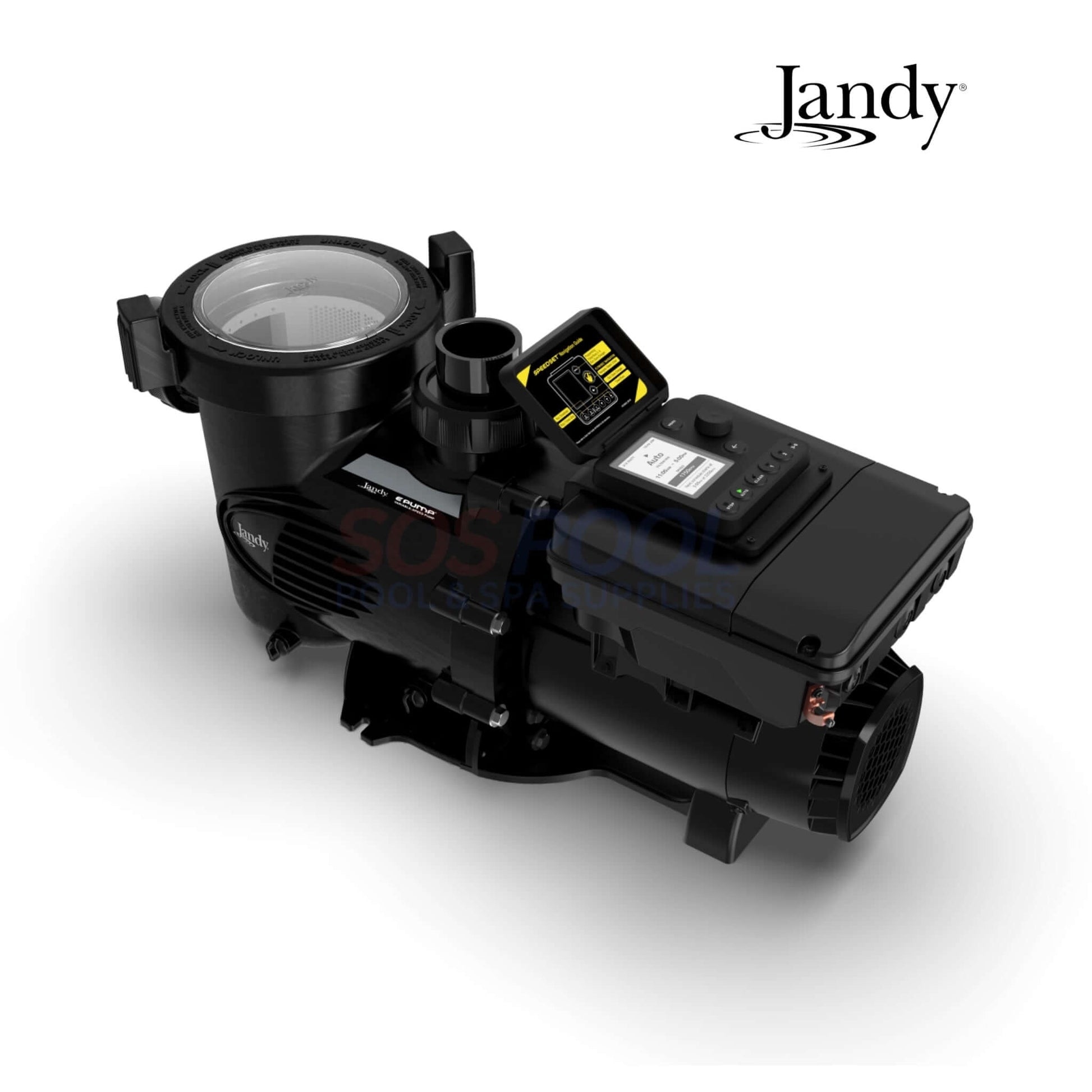 Jandy ePump VSSHP270DV2AS 2.7 HP variable speed pump with SpeedSet controller, ideal for swimming pool applications.