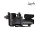 Jandy ePump VSSHP270DV2A 2.7 HP variable-speed pool pump in black, side view, showcasing modern design and technology.