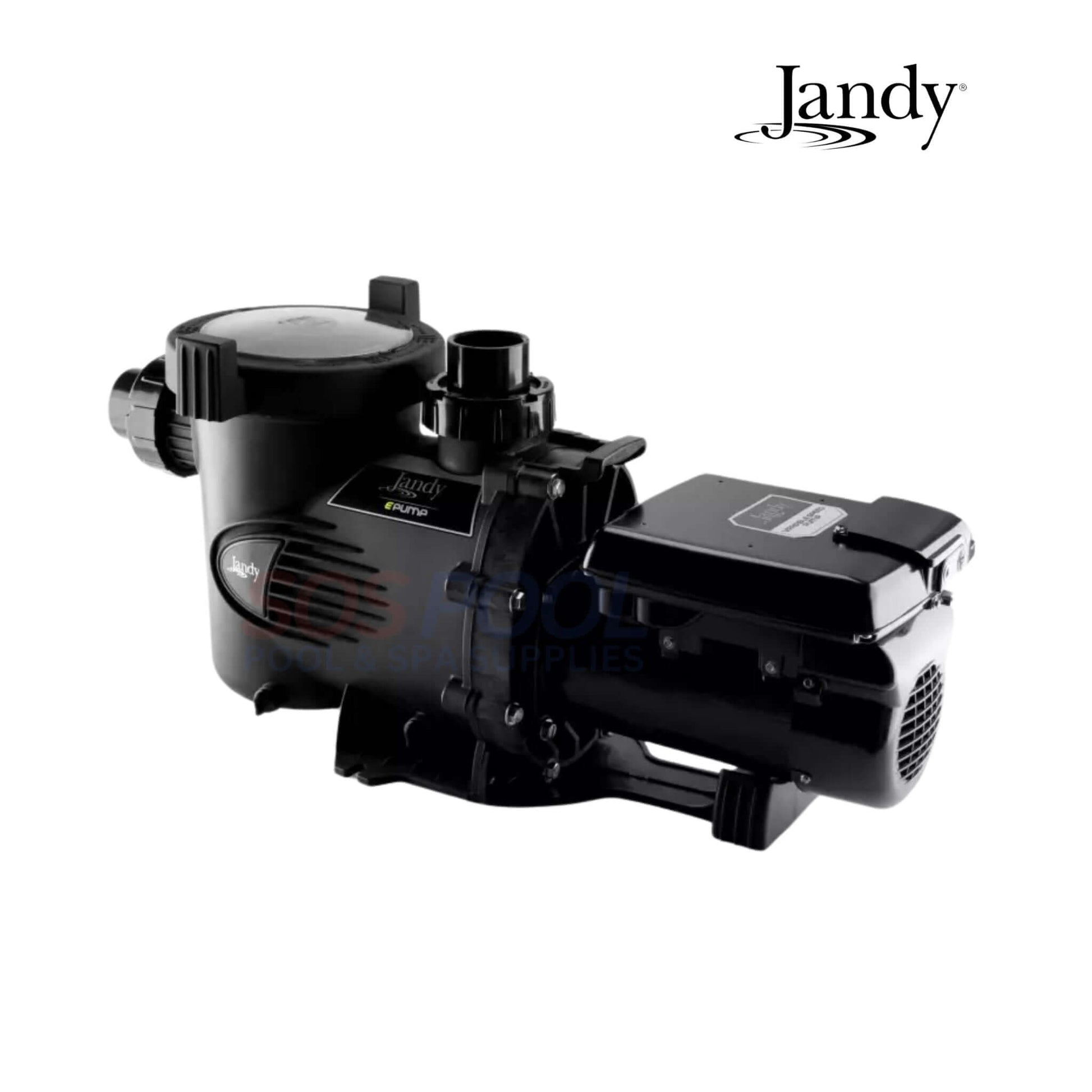 Jandy ePump 2.7 HP Variable-Speed Pump VSSHP270DV2A in black, designed for efficient pool circulation and maintenance.