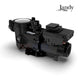 VSSHP3802AS Jandy ePump Variable Speed Pump 3.8 HP, black, side view, ideal for residential pools and spas, energy-efficient.