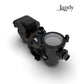 Jandy ePump VSSHP3802AS variable speed pump, 3.8 HP, black with top-mounted control for residential pools and spas.