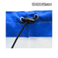 Close-up of VacBagz Power Vacuum 80 Micron Bag | 22" | Blue | 1301-22, showcasing durable stitching and secure drawstring closure for pool use.