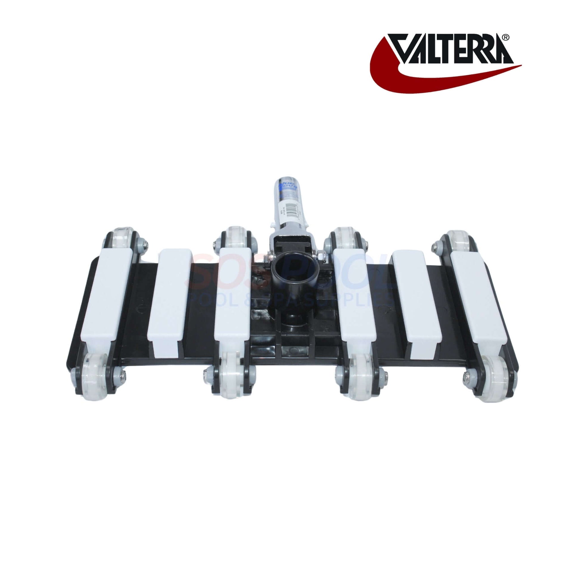 Valterra Swimming Pool Flex Vacuum B5700 with adjustable wheels for efficient pool cleaning and maintenance.