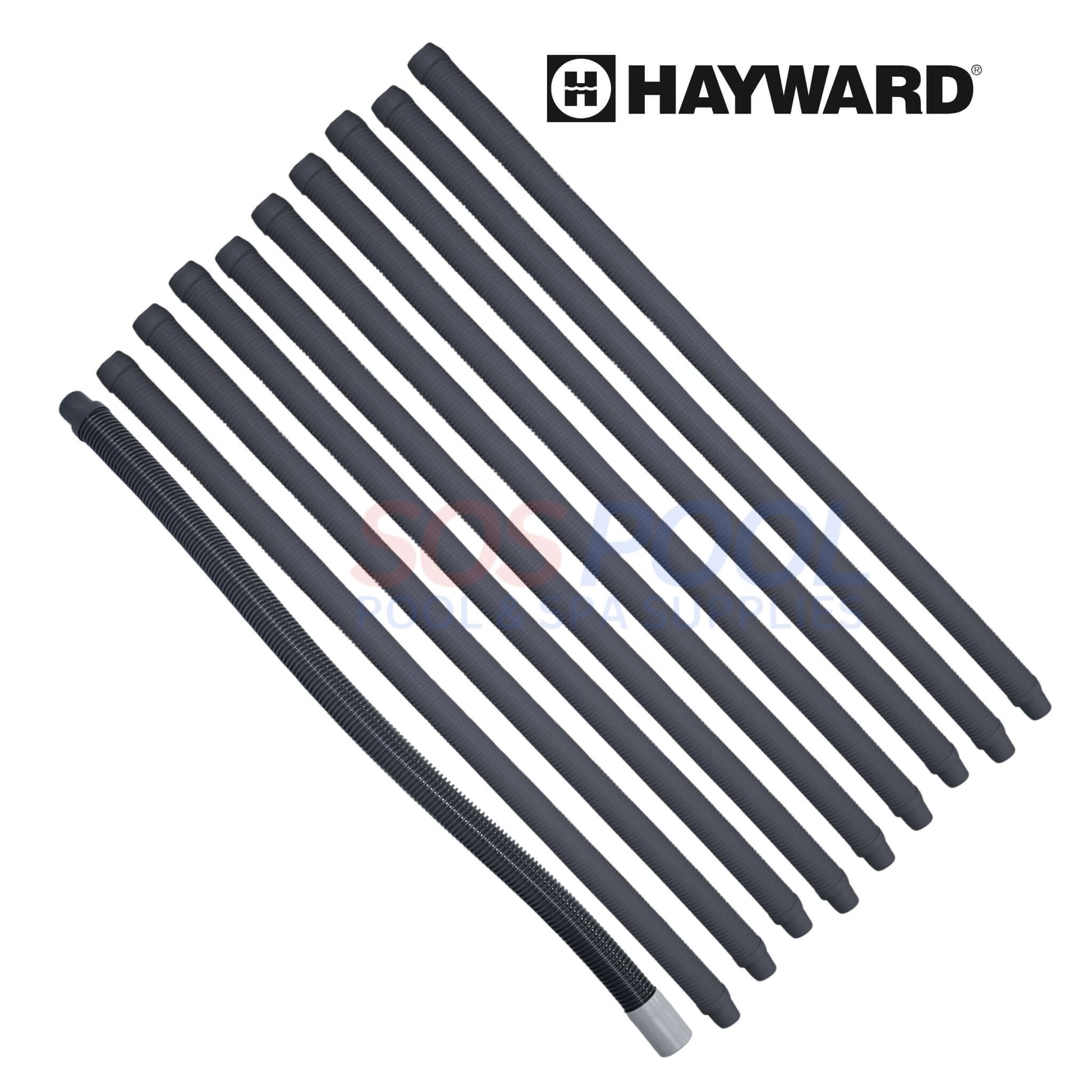 Hayward W3HSCTRACCU pool cleaner hoses, durable black design, perfect for SOS Pool supplies and swimming pool parts.
