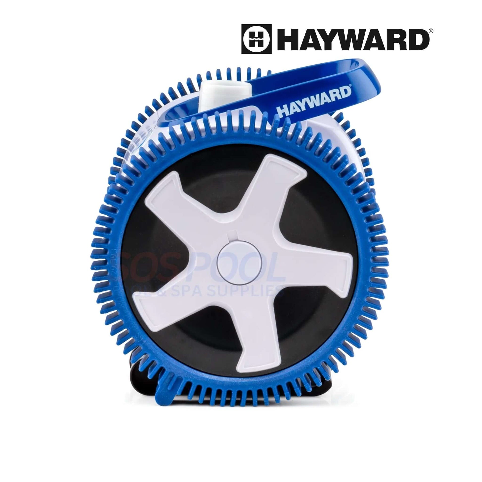 Hayward AquaNaut 200 W3PHS21CST, blue two-wheel suction pool cleaner for in-ground pools. Ideal for all surfaces.