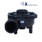 Waterway 1.5HP 2" Executive Pump Wet End | 310-1880 side view, black color, used for pool supply replacement, SOS Pool products.