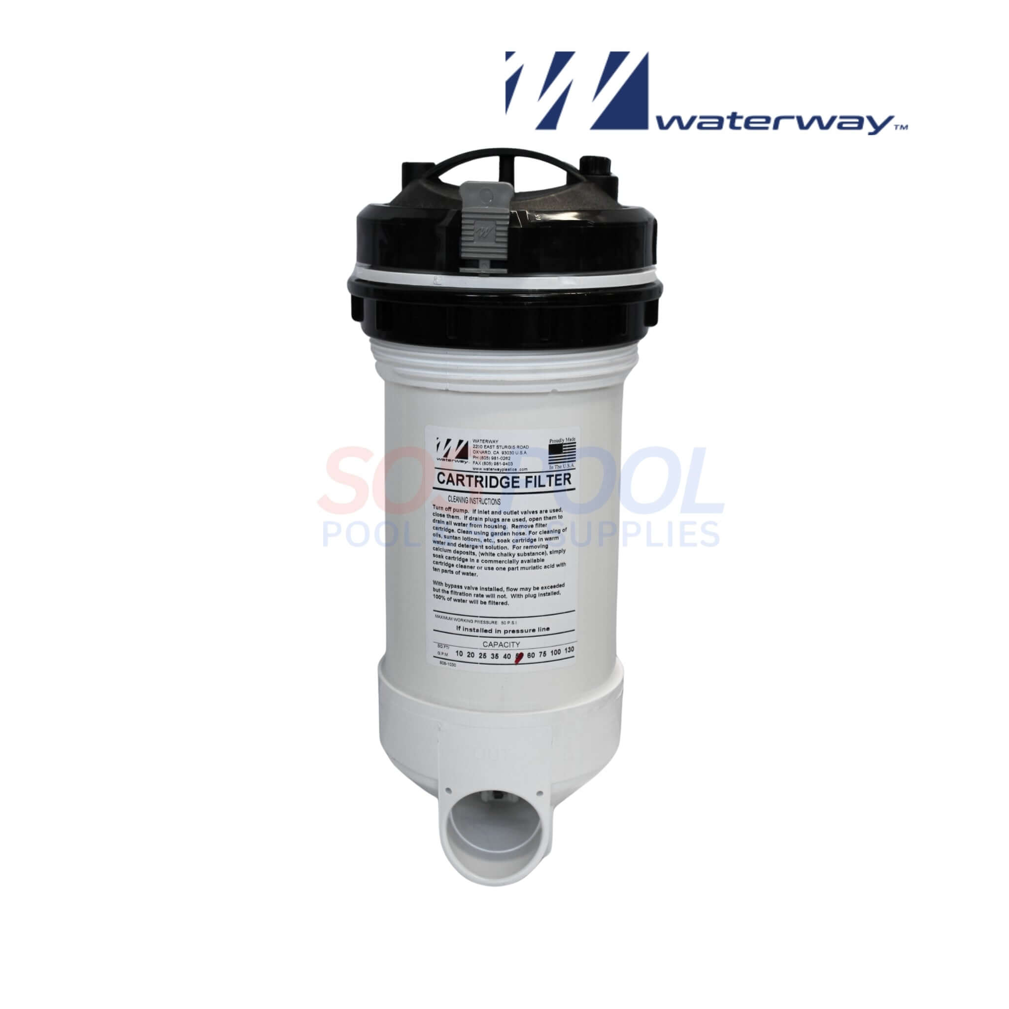 Waterway 50 Sq. Ft. Top Load Cartridge Filter | 502-5010B