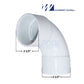 Waterway 90 Degree Sweep Elbow 2.5 Inch Slip Fitting for Pool Plumbing, SKU: 411-9150 | SOS Pool