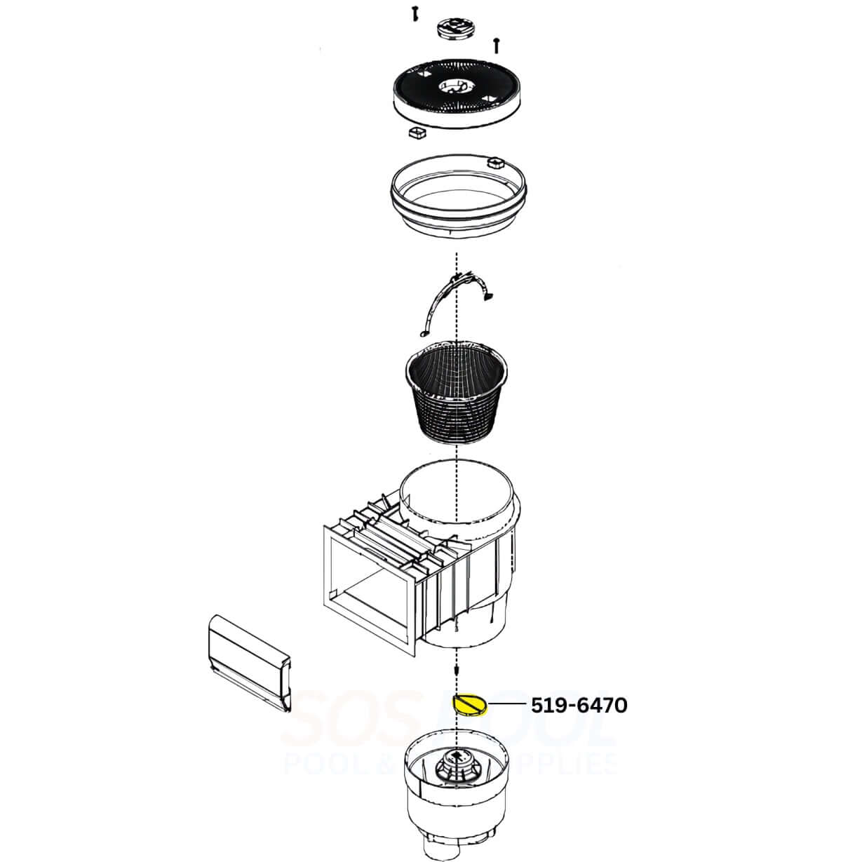Waterway Diverter Plate For Renegade Skimmers | 519-6470