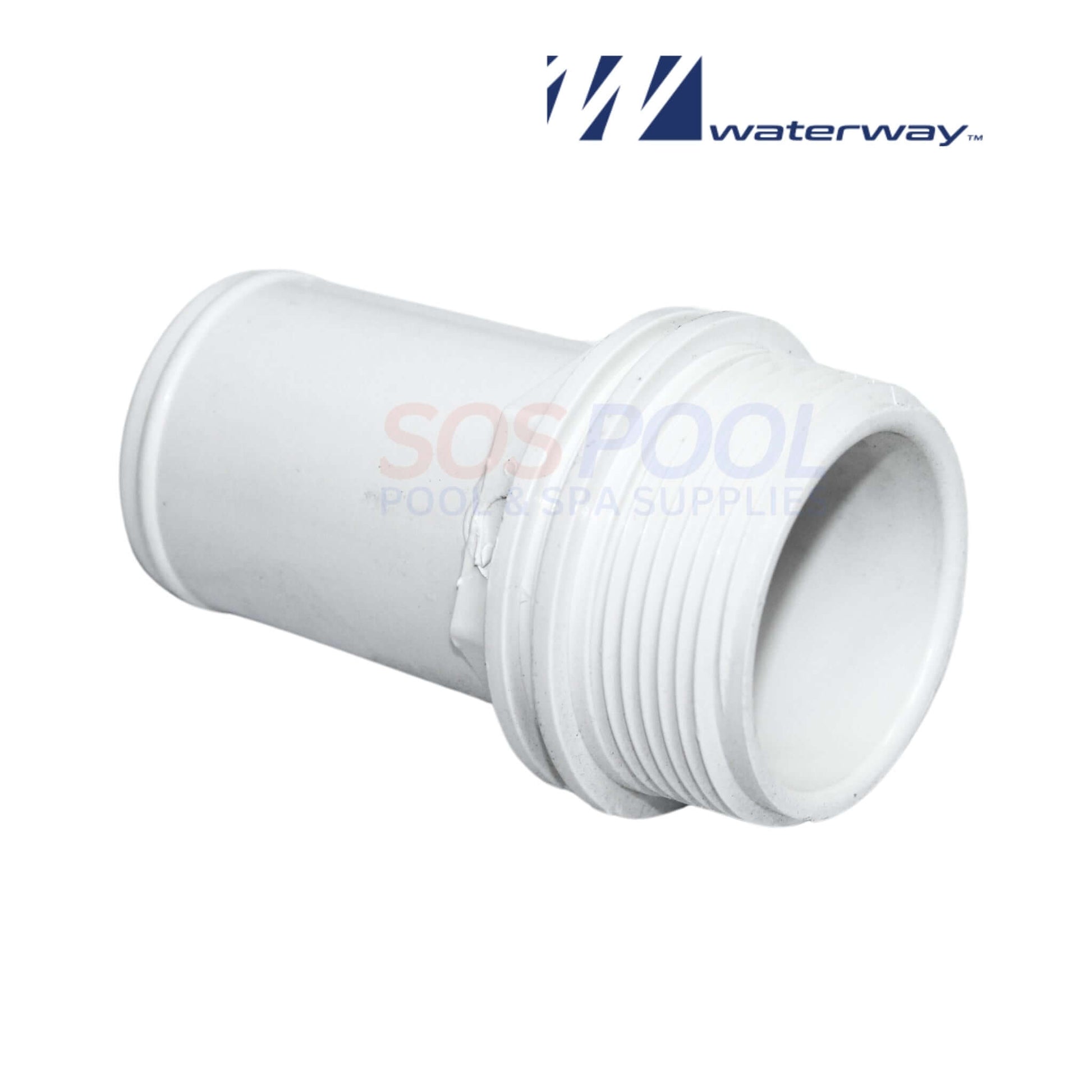 Waterway Hose Adapter 417-6140, 1.5" MPT to 1.5" hose connector for pool and spa plumbing, SOS Pool.