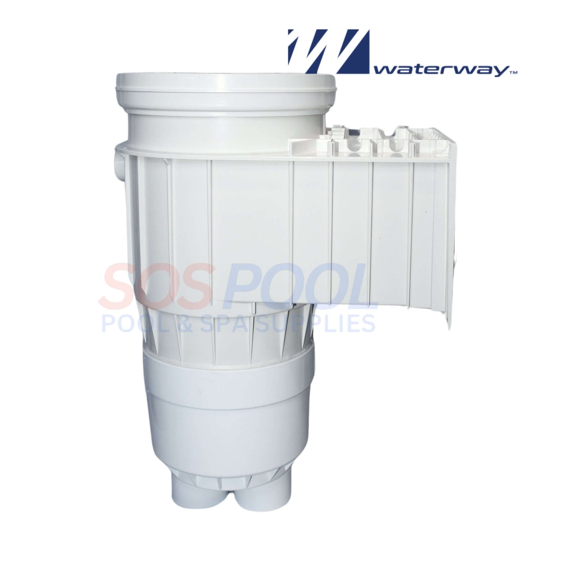 Waterway In-Ground Renegade Skimmer 540-6610 by SOS Pool, featuring dual ports and enhanced water flow for optimal debris removal.