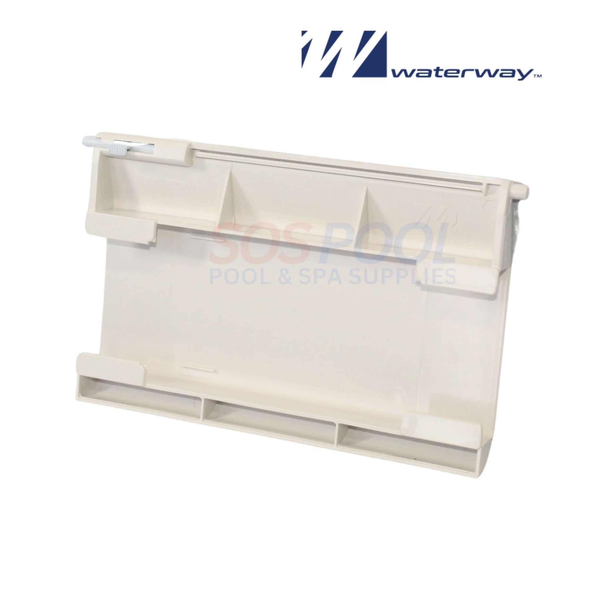 Waterway In-Ground Renegade Skimmer 540-6610 | Durable white design for effective pool debris removal | SOS Pool.