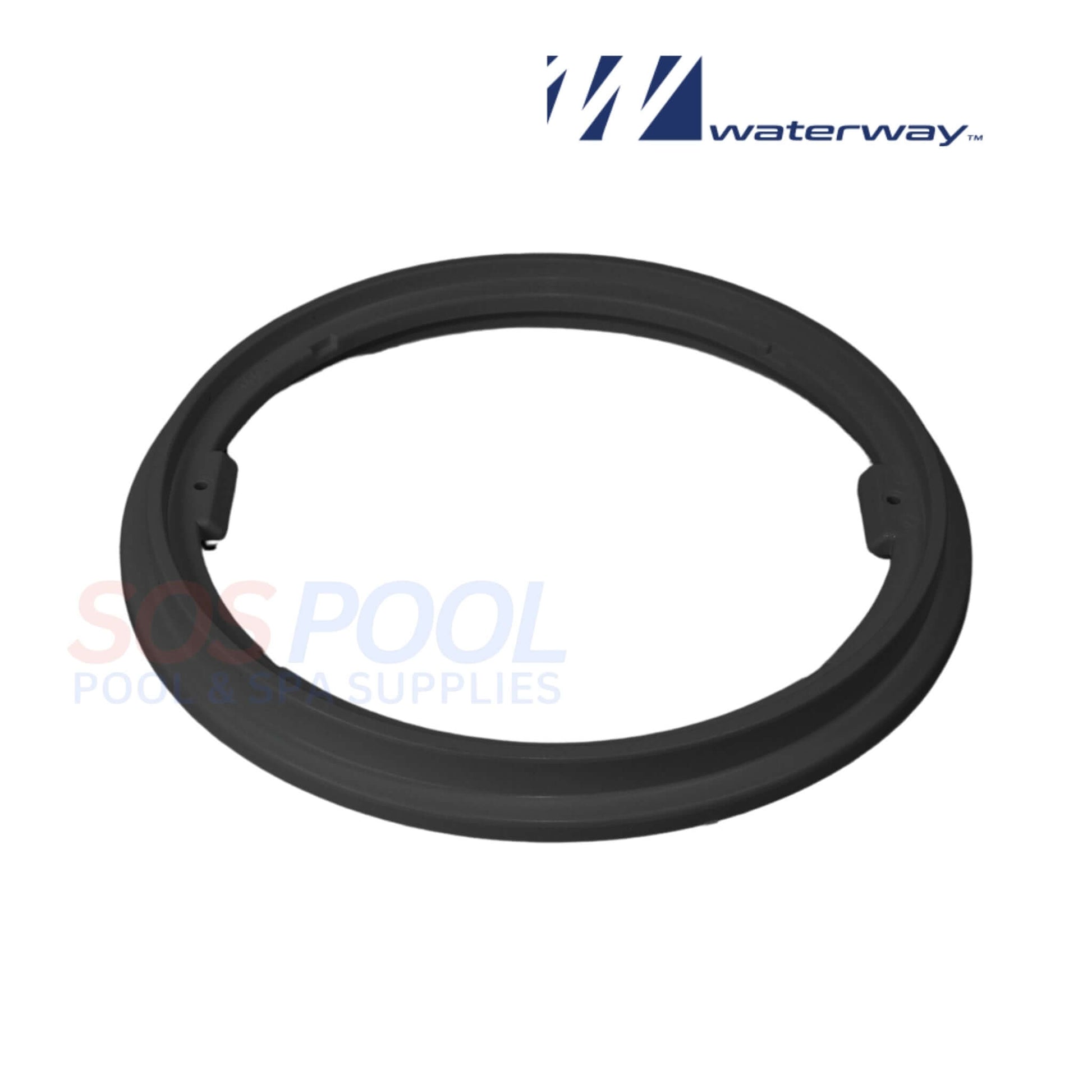 Waterway Main Drain Anti Vortex Cover and Frame, Black 8" 640-2311BV from SOS Pool. Enhances safety and water flow.
