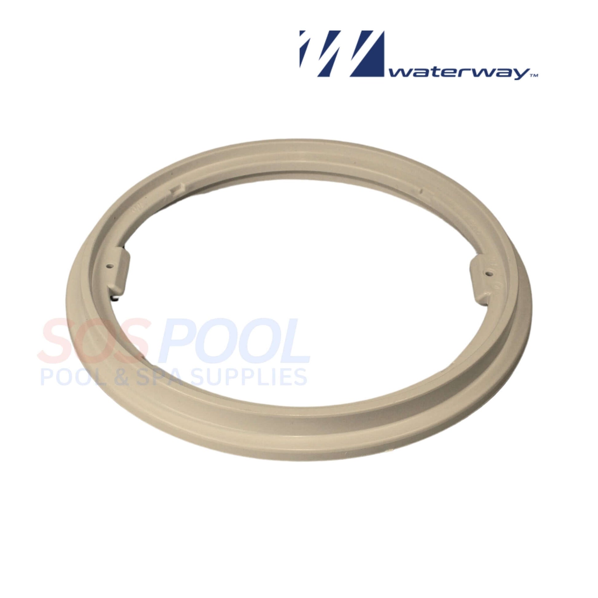 Waterway 8" Tan Main Drain Anti-Vortex Cover and Frame | SOS Pool Supplies | Model 640-2319-BEIV