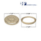 Waterway 8" Tan Main Drain Anti-Vortex Cover & Frame - SOS Pool Safety Features for Pools & Spas