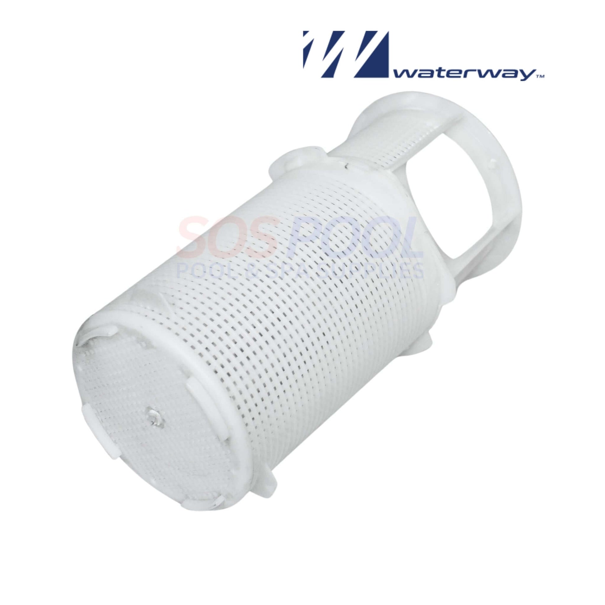 Waterway Pump Strainer Basket 319-1310 for SVL56 High Flow Pumps by SOS Pool, durable and UV-resistant construction.