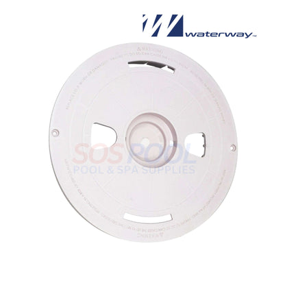 Waterway Renegade Gunite Skimmer Lid | 519-6450 in almond-white, fits in-ground skimmers, perfect for pool supplies at SOS Pool.