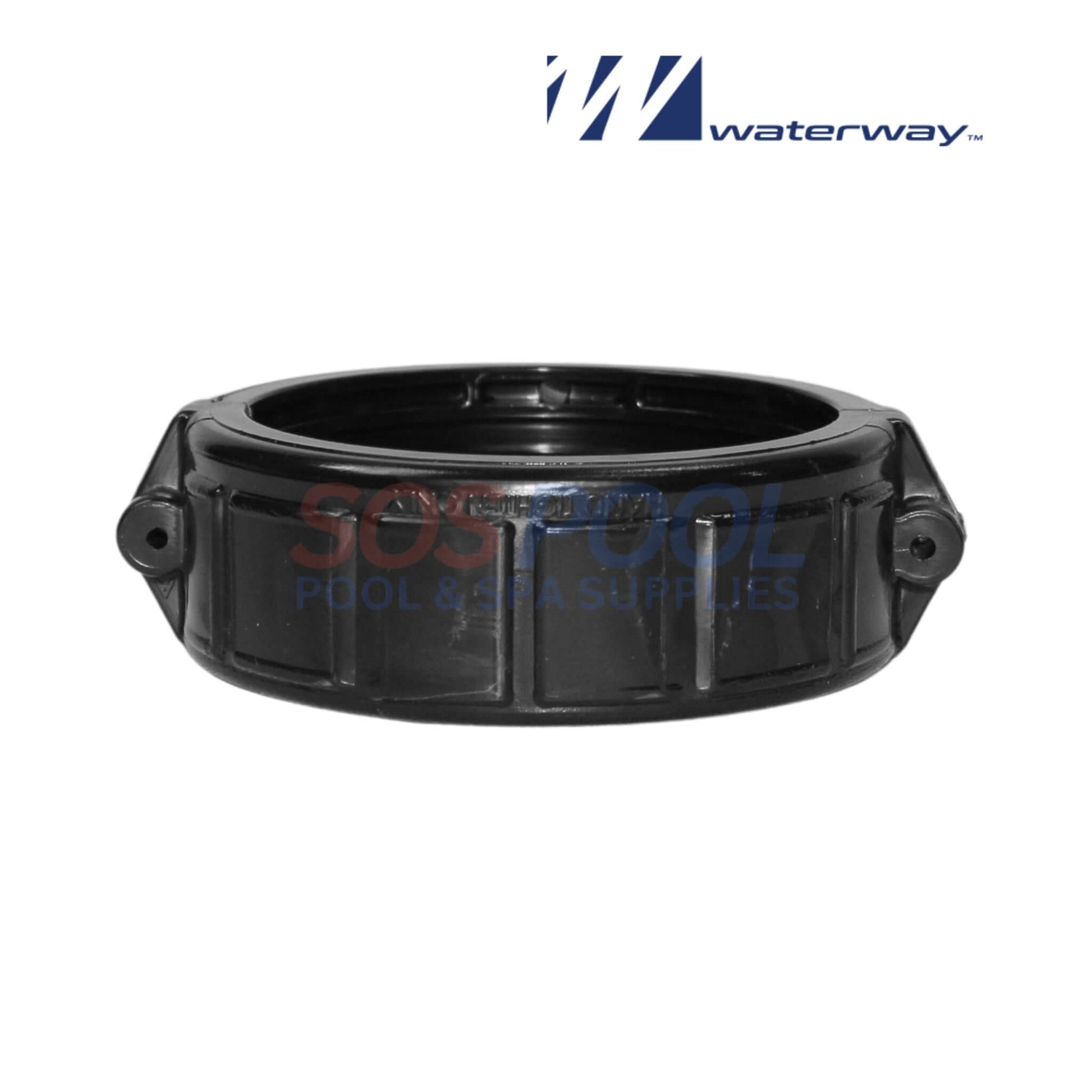 Waterway Split Nut for DE Filters 2.5" 400-5271B, durable PVC plumbing part for pool systems - SOS Pool.