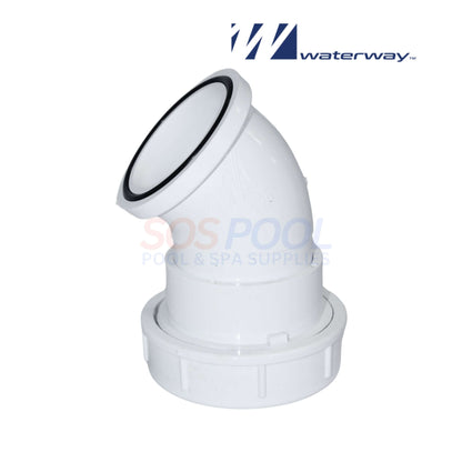 Waterway Union Assembly connector for 2" S PVC pipes, self-aligning design, SKU: 400-5090, SOS Pool.