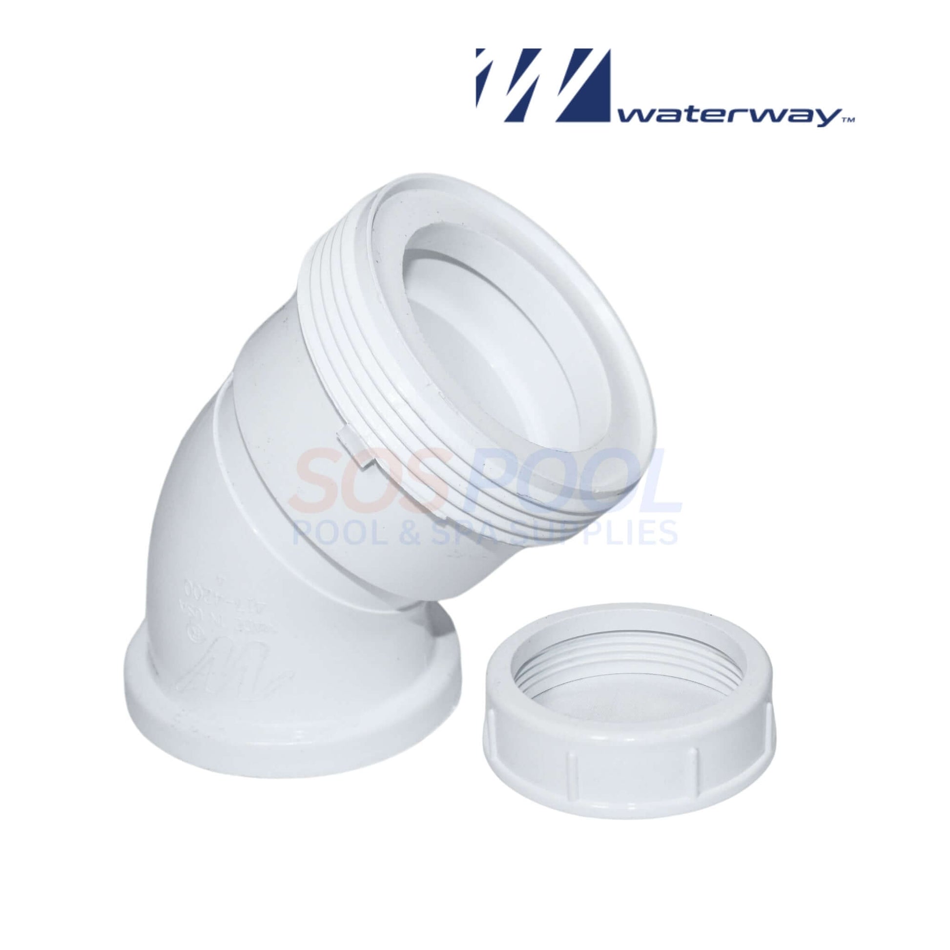 Waterway Union Assembly - Self Aligning 2"S x 2"S Connector for Pool & Spa Systems - SKU 400-5090 | SOS Pool
