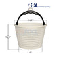 Waterway Basket With Handle for Renegade Skimmer 542-3240, 8.125" x 6", SOS Pool replacement part.