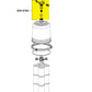 Waterway HD Pressure Relief Valve 550-6730 assembly diagram for Crystal Water Filters, ideal for SOS Pool systems.