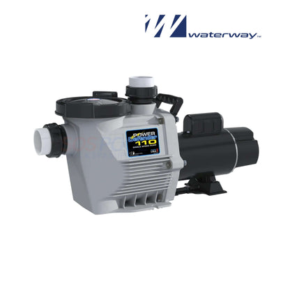 Waterway Power Defender PD-110 pool pump 1.10 HP single speed for reliable performance and flow - SOS Pool.