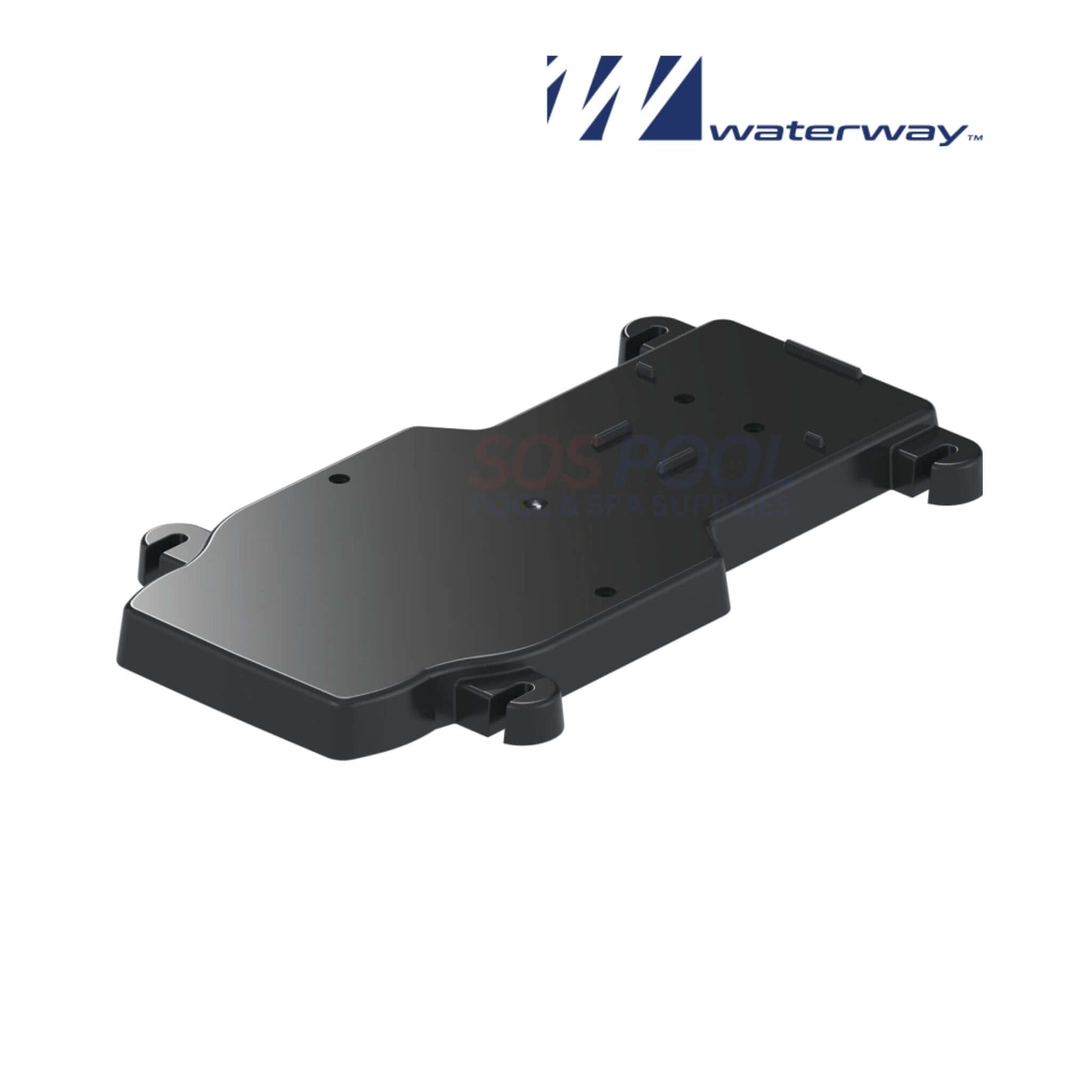 Waterway product part for pool systems, reliable and durable component, SOS Pool branding.