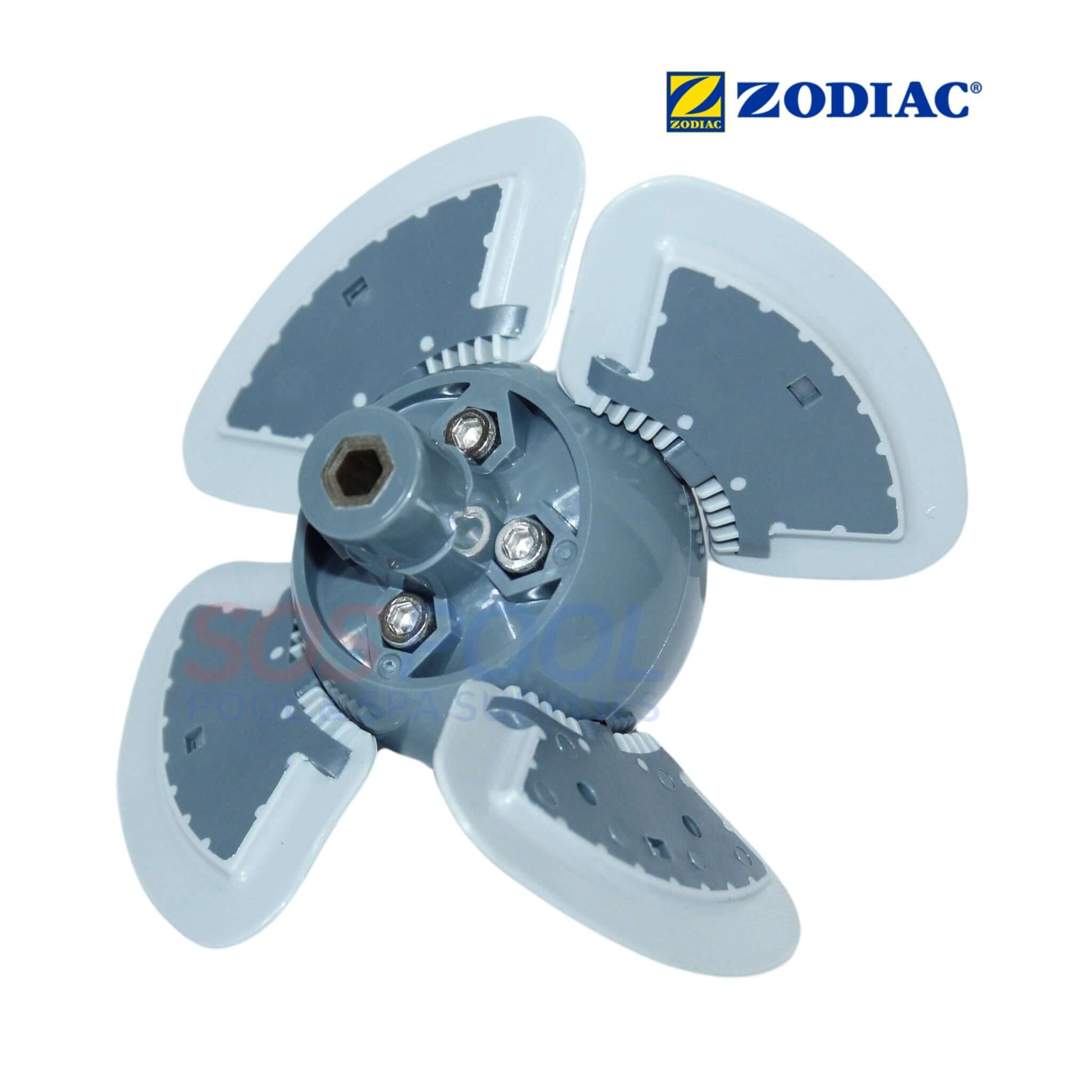 Zodiac Engine Assembly for MX6 and MX8 pool cleaners, key for efficient suction and movement, SOS Pool.