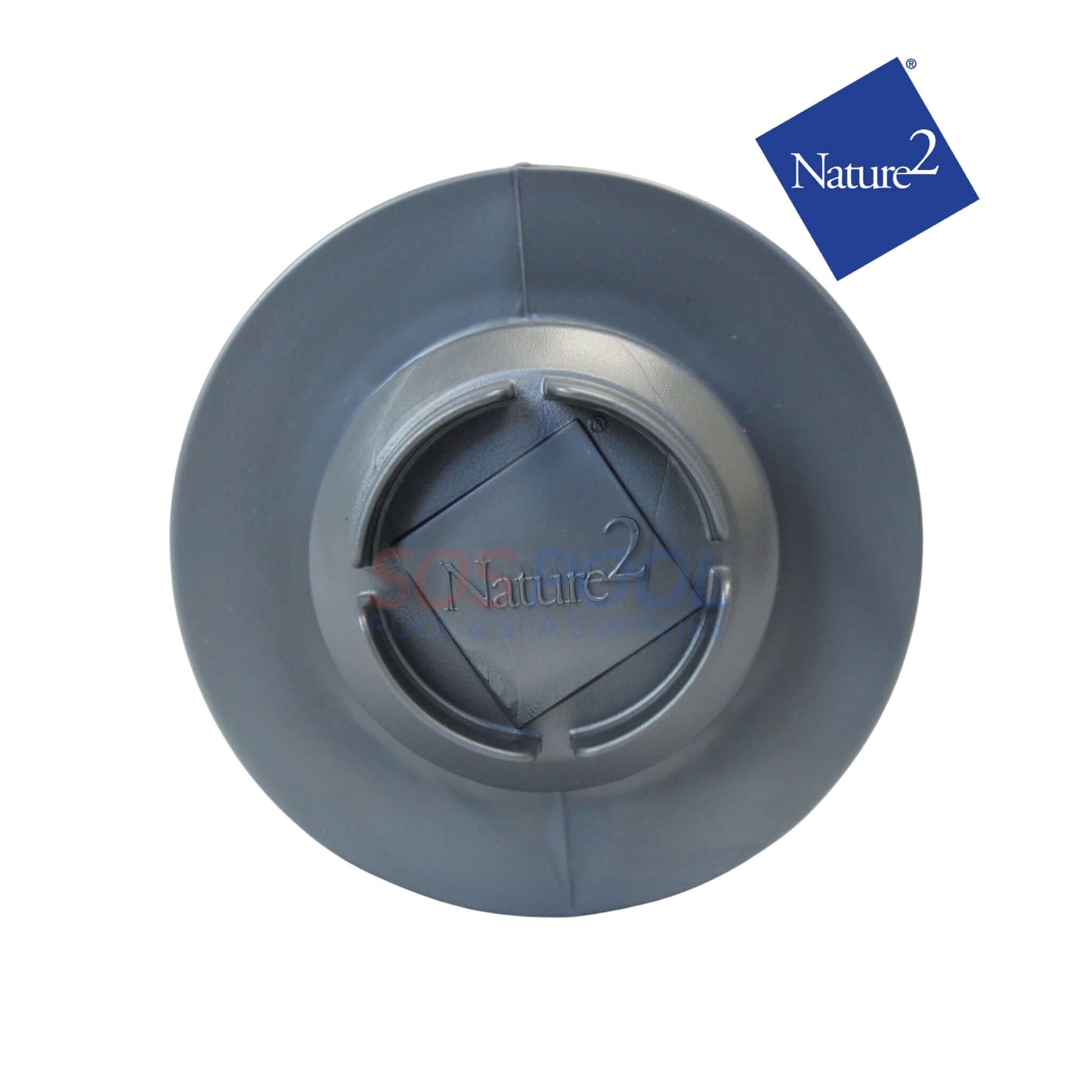 Zodiac Nature2 DuoClear 35k Mineral Cartridge | W28001 view from above, gray color, essential swimming pool part for chlorine reduction.