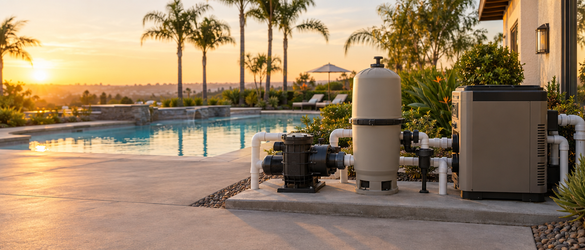 Pool equipment pad