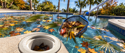 Leaves & wind debris