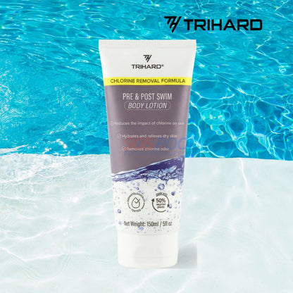 Trihard Pre & Post Swimmers Body Lotion for Chlorine Removal