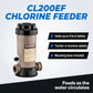Hayward CL200EF In-Line Automatic Chlorine/Bromine Feeder, 9 lb