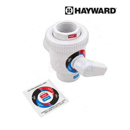 Hayward Deluxe 4-Way Pool Ball Valve - 1-1/2 in. FIP | SP0735