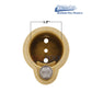 Perma-Cast 6" Bronze Handrail & Ladder Channel with Anchor Socket | PC-6008-BC