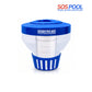 Pool Tablet Floating Dispenser with 5 Jumbo 3" Tablets Included | Refillable