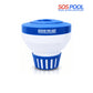Pool Tablet Floating Dispenser with 5 Jumbo 3" Tablets Included | Refillable