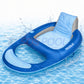 Swimways Floating Blue  Pool Lounger Chair | 6038887