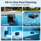 Aiper Scuba X1 Pro Max All-in-One Cordless Pool Robot - Floor, Walls, Surface