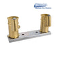 Perma-Cast 6" Bronze Handrail & Ladder Channel with Anchor Socket | PC-6008-BC