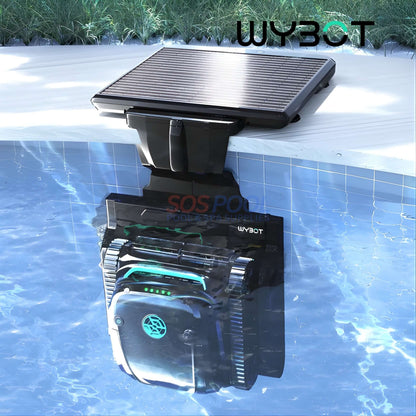 Wybot S2 Solar with Solar-Power Charging Dock Robotic Pool Cleaner  | WYUS-S2S